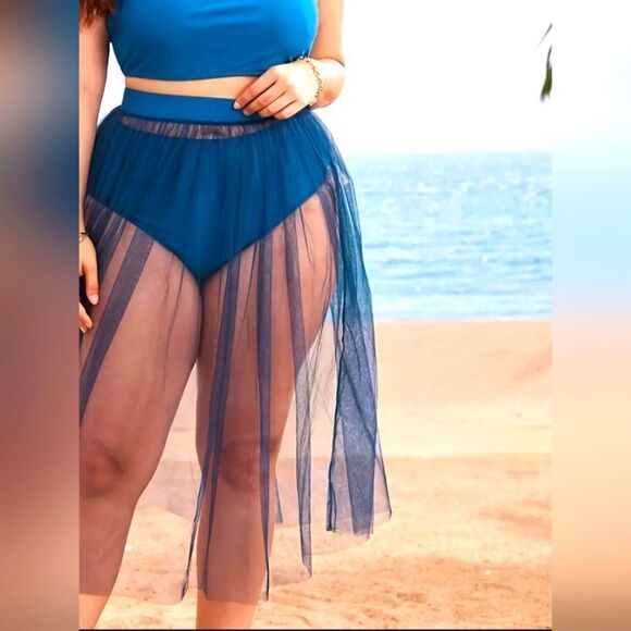 Plussize 3pc Swimsuit sz 1X - Picture 4 of 5